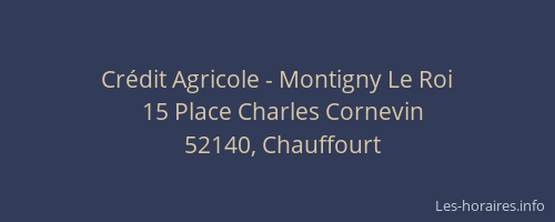 Crédit Agricole - Montigny Le Roi