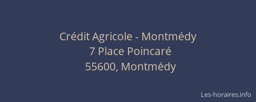 Crédit Agricole - Montmédy