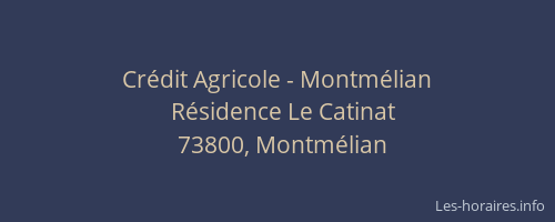 Crédit Agricole - Montmélian