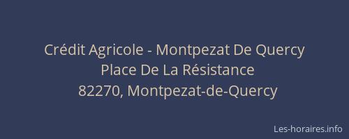 Crédit Agricole - Montpezat De Quercy