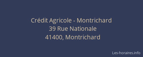 Crédit Agricole - Montrichard