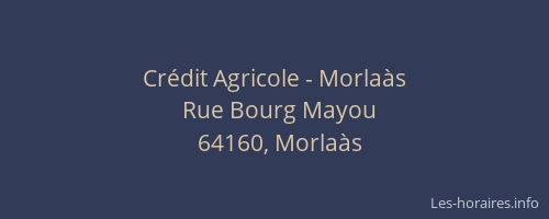 Crédit Agricole - Morlaàs