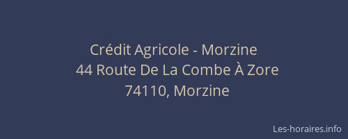 Crédit Agricole - Morzine