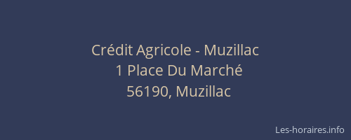 Crédit Agricole - Muzillac