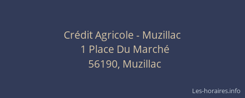 Cr&eacute;dit Agricole - Muzillac