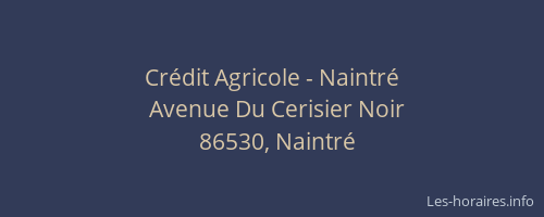 Crédit Agricole - Naintré