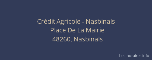 Crédit Agricole - Nasbinals