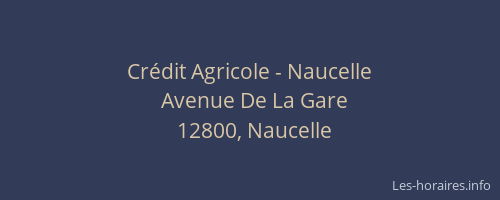 Crédit Agricole - Naucelle
