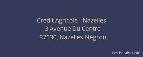 Crédit Agricole - Nazelles