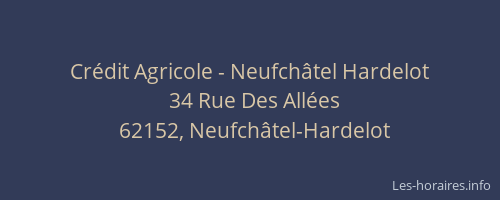 Cr&eacute;dit Agricole - Neufch&acirc;tel Hardelot