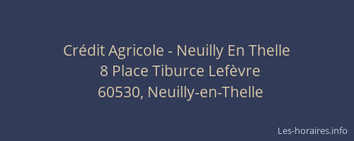 Cr&eacute;dit Agricole - Neuilly En Thelle