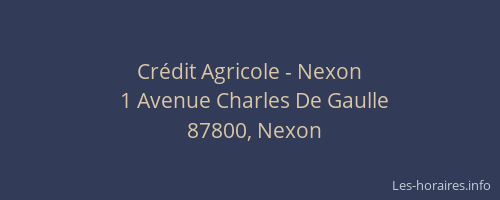 Crédit Agricole - Nexon