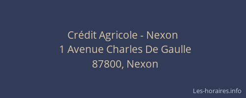 Cr&eacute;dit Agricole - Nexon