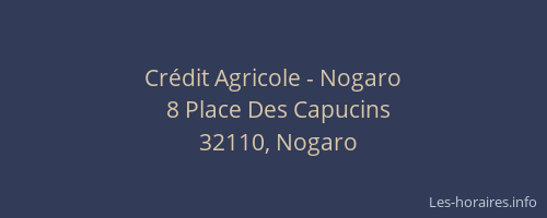 Crédit Agricole - Nogaro