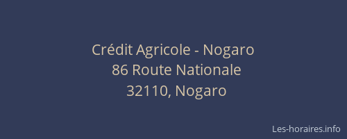 Crédit Agricole - Nogaro