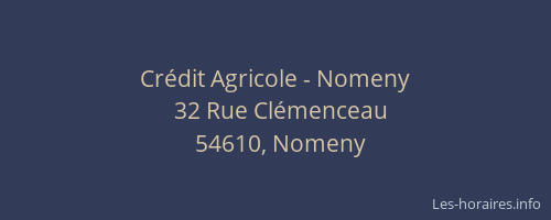 Crédit Agricole - Nomeny