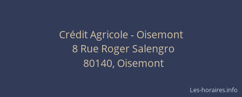 Crédit Agricole - Oisemont