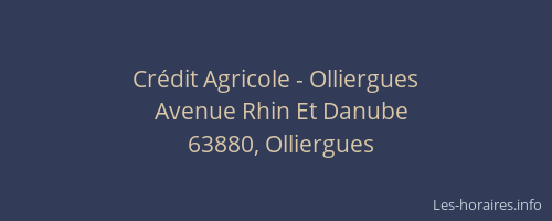 Crédit Agricole - Olliergues