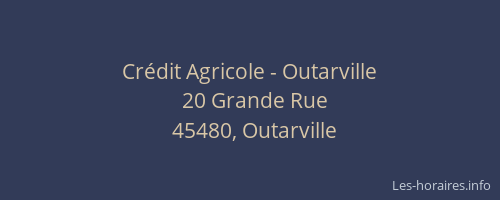 Crédit Agricole - Outarville