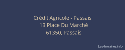Crédit Agricole - Passais