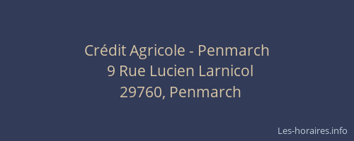 Crédit Agricole - Penmarch
