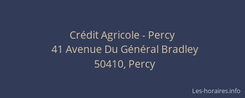 Cr&eacute;dit Agricole - Percy