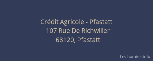 Crédit Agricole - Pfastatt