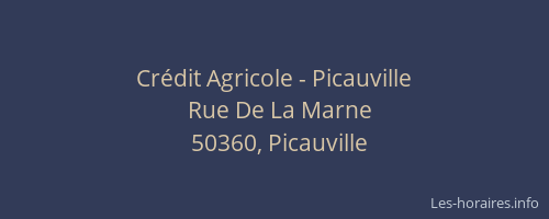 Crédit Agricole - Picauville