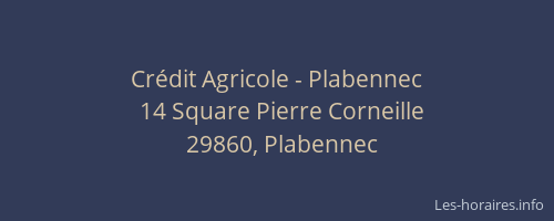 Cr&eacute;dit Agricole - Plabennec