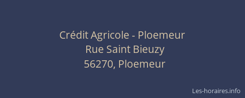 Crédit Agricole - Ploemeur