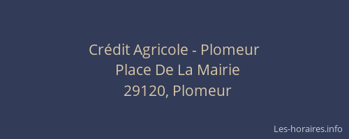 Crédit Agricole - Plomeur