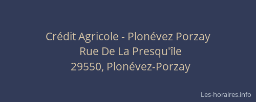 Crédit Agricole - Plonévez Porzay