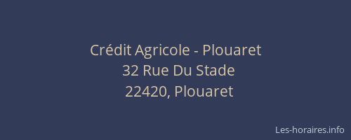 Crédit Agricole - Plouaret