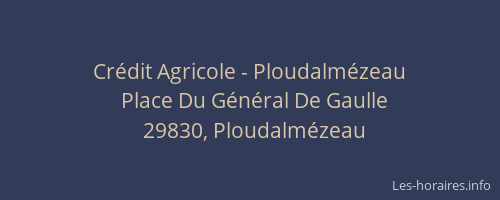 Crédit Agricole - Ploudalmézeau