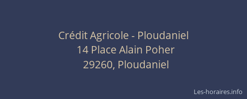 Cr&eacute;dit Agricole - Ploudaniel