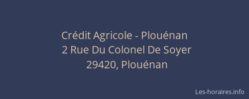 Crédit Agricole - Plouénan