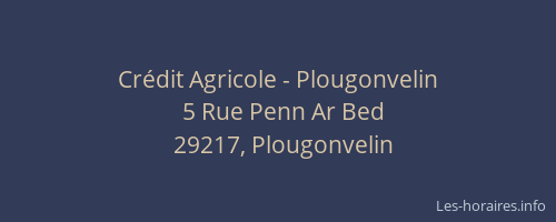 Crédit Agricole - Plougonvelin