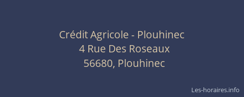 Crédit Agricole - Plouhinec