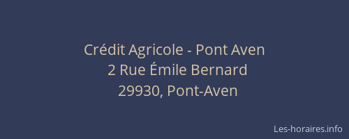 Crédit Agricole - Pont Aven
