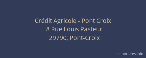 Crédit Agricole - Pont Croix