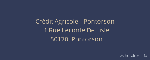 Crédit Agricole - Pontorson
