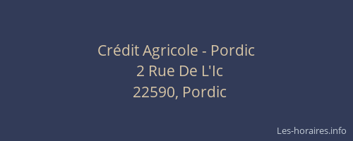 Crédit Agricole - Pordic