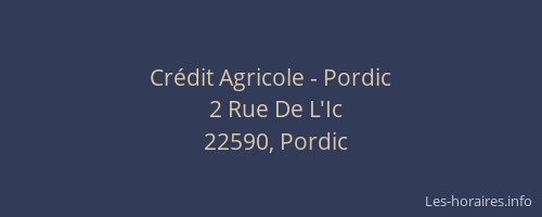 Cr&eacute;dit Agricole - Pordic