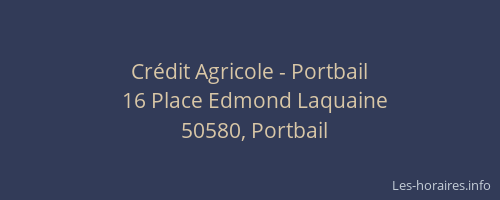 Crédit Agricole - Portbail
