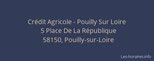 Cr&eacute;dit Agricole - Pouilly Sur Loire