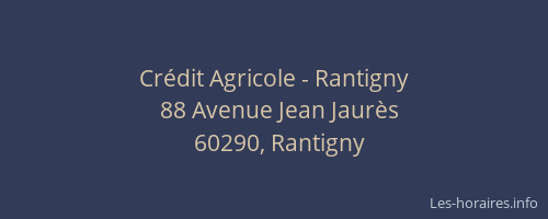 Crédit Agricole - Rantigny