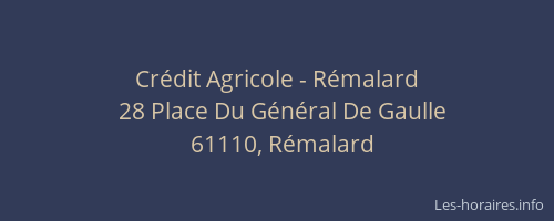 Crédit Agricole - Rémalard
