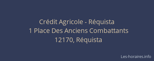 Crédit Agricole - Réquista