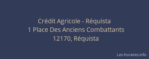 Cr&eacute;dit Agricole - R&eacute;quista