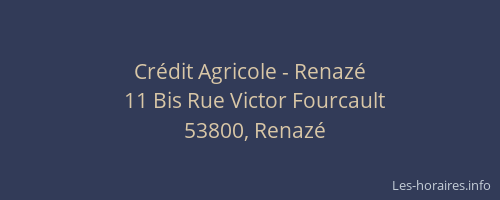 Crédit Agricole - Renazé